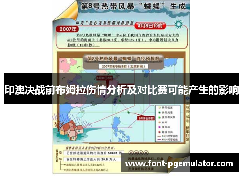 印澳决战前布姆拉伤情分析及对比赛可能产生的影响