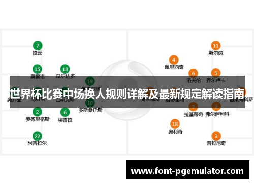 世界杯比赛中场换人规则详解及最新规定解读指南
