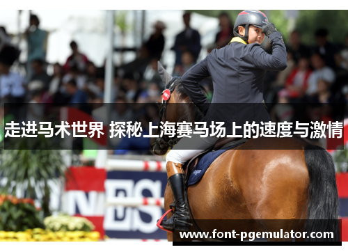 走进马术世界 探秘上海赛马场上的速度与激情
